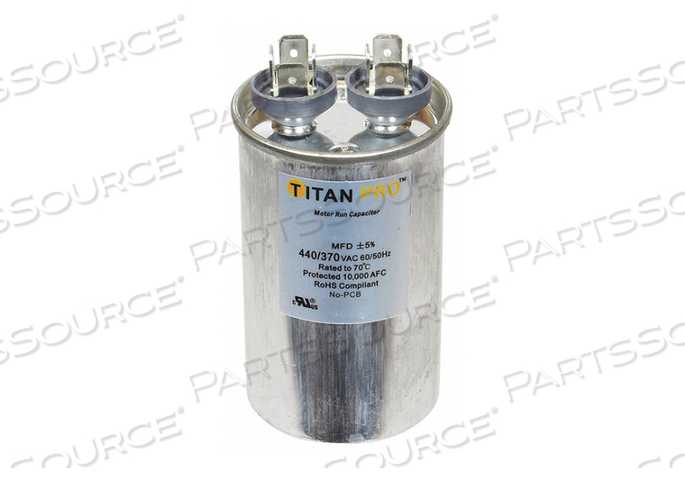 MOTOR RUN CAPACITOR 7.5 MFD 2-7/8 IN H by Titan Pro