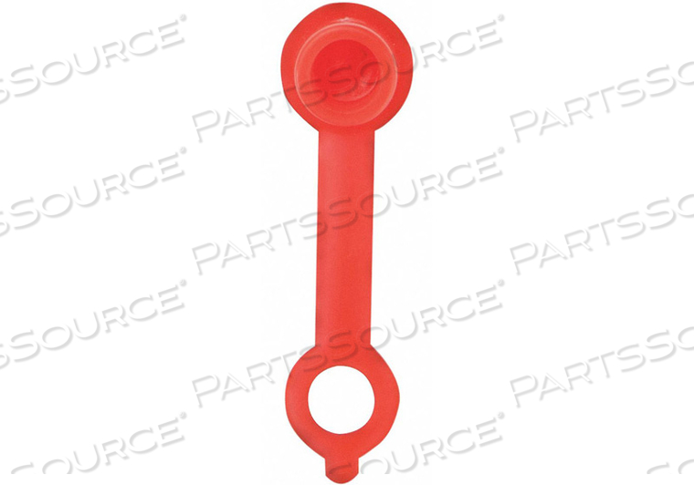FITTING ACCESSORY GROUPING CAP, GREASE FITTING CAPS, MATERIAL PLASTIC, COLOR RED, THREAD SIZE NOT APPLICABLE, OVERALL LENGTH 1 5/8 IN, THREA by Westward