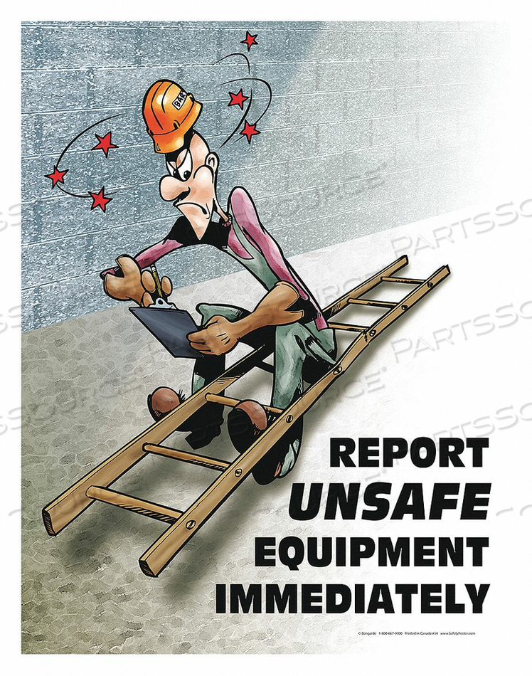 SAFETY POSTER REPORT UNSAFE EQUIPMENT EN by SafetyPoster
