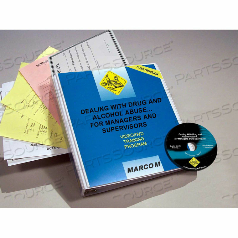 DRUG & ALCOHOL ABUSE FOR MANAGERS AND SUPERVISORS IN CONSTRUCTION ENVIRONMENTS DVD PROGRAM 