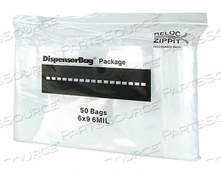 RECLOSABLE BAG STANDARD LDPE SEAL PK1000 by Reloc Zippit