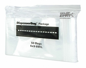 RECLOSABLE BAG STANDARD LDPE SEAL PK1000 by Reloc Zippit