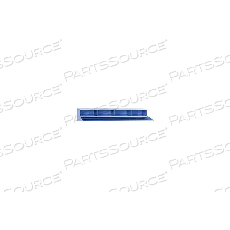 4 PIGEONHOLE COMPARTMENT RISER FOR PUCEL 48"W EXTRA-WIDE SHOP DESK - BLUE by Pucel Enterprises