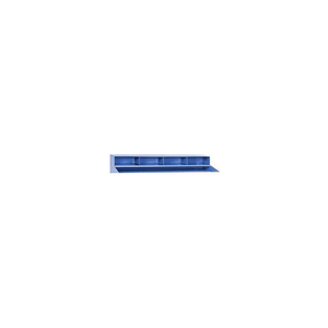 4 PIGEONHOLE COMPARTMENT RISER FOR PUCEL 48"W EXTRA-WIDE SHOP DESK - BLUE by Pucel Enterprises