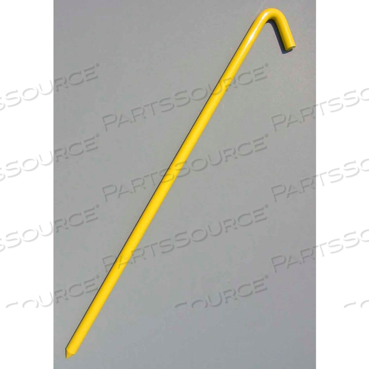 24" HOOK STAKE, YELLOW by Cutshaw Industries 24" HOOK STAKE, YELLOW by Cutshaw Industries