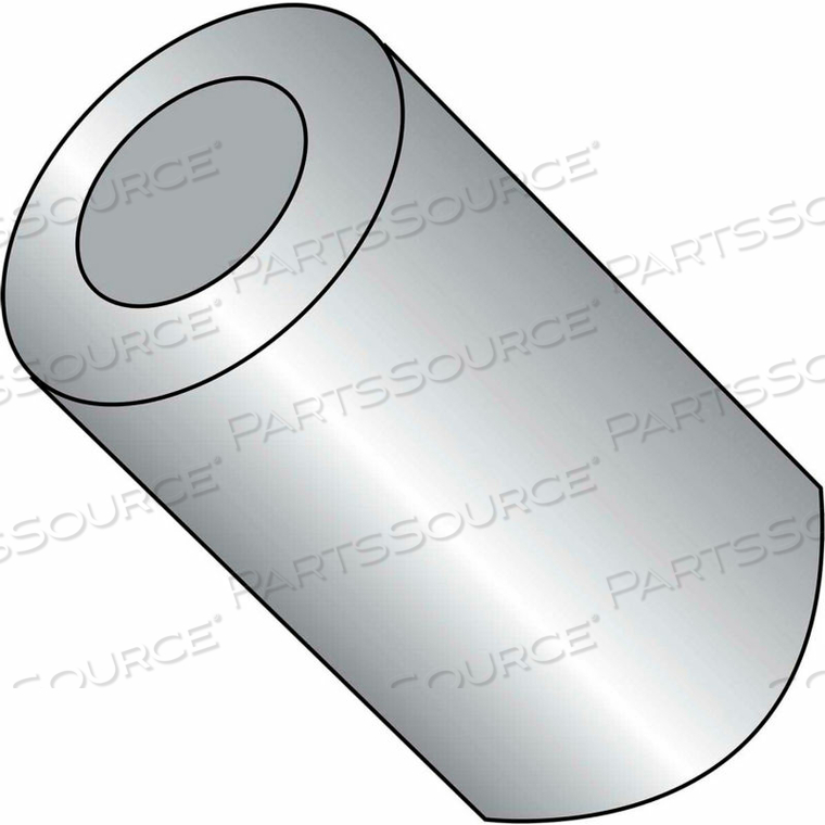 #6 X 1/2 ONE QUARTER ROUND SPACER ALUMINUM - PKG OF 1000 by Kanebridge Corporation