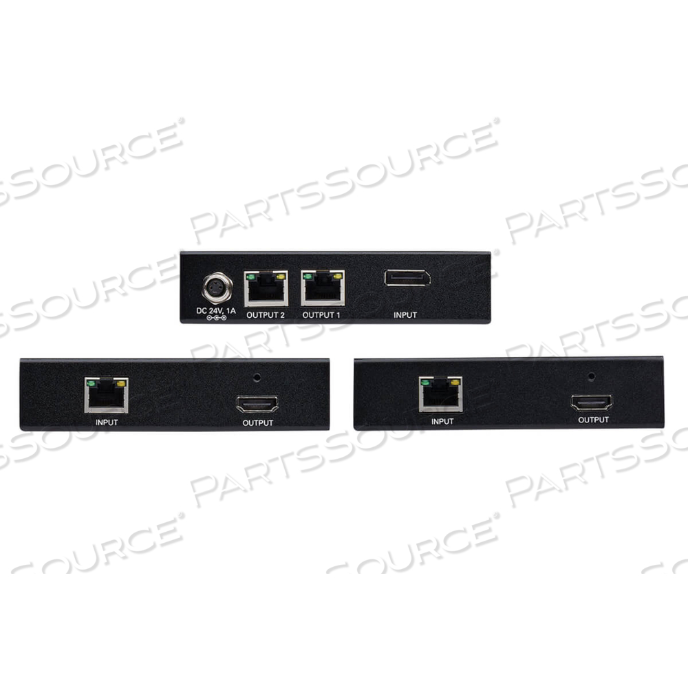 2-PORT DISPLAYPORT TO HDMI OVER CAT6 SPLITTER/EXTENDER KIT by Tripp Lite