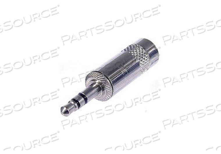 PHONE AUDIO CONNECTOR, METAL BODY, NICKEL PLATED CONTACT, 3 POLES, 3.5 MM PIN DIA, 49 MM by Newark / Element 14 PHONE AUDIO CONNECTOR, METAL BODY, NICKEL PLATED CONTACT, 3 POLES, 3.5 MM PIN DIA, 49 MM by Newark / Element 14