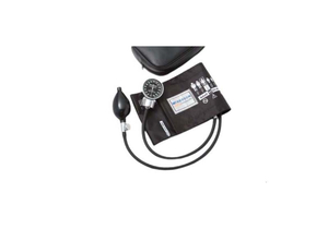 SPHYGMOMANOMETER UNIT, ANEROID, BLACK, 23 TO 40CM CIRCUMFERENCE SIZE, NYLON CUFF MATERIAL, MANUAL INFLATION POWER SOURCE, POCKET ANEROID STY by McKesson
