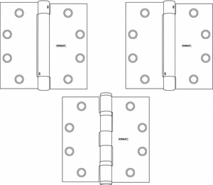 SPRING HINGE SET PRIME COAT GRAY PK3 by Stanley SPRING HINGE SET PRIME COAT GRAY PK3 by Stanley