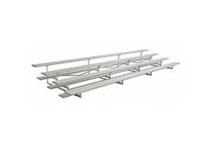 BLEACHER 4 ROWS 64 SEATS 24 FT L by National Recreation Systems