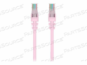 5FT CAT6 SNAGLESS PATCH CABLE, UTP, PINK PVC JACKET, 23AWG, 50 MICRON, GOLD PLAT by Belkin