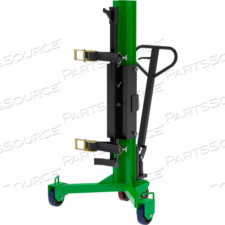 BARREL HAWK III DRUM HANDLER WITH HARRIER ATTACHMENT 800 LB. CAP. by Valley Craft Industries, Inc