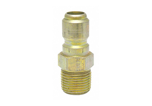 STRAIGHT-THRU BRASS PLUG 1/8 MPT by Foster