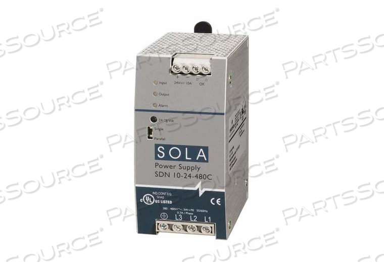 DC POWER SUPPLY 24VDC 10A 47-63HZ by Emerson Industrial