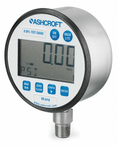 D8581 DIGITAL PRESSURE GAUGE SIZE 3 IN 60 PSI by Ashcroft Inc.