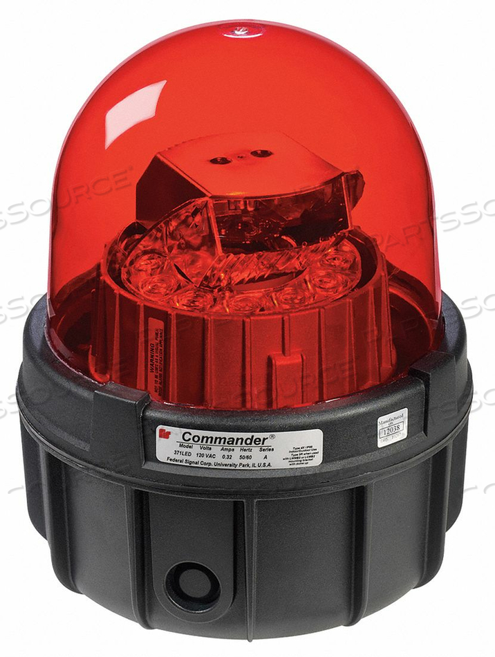 371LED-120R Federal Signal WARNING LIGHT LED RED 120VAC For Sale