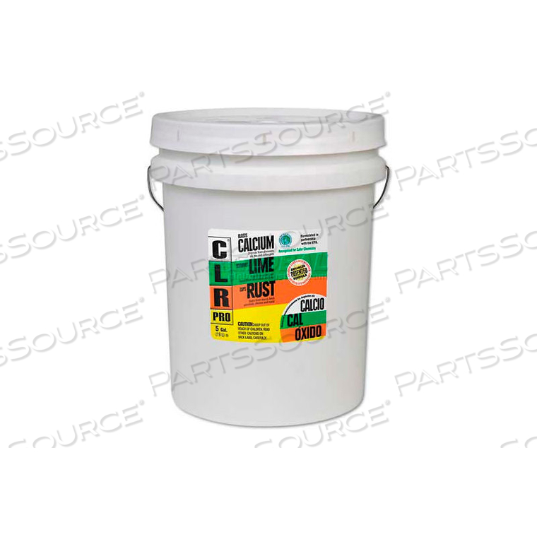 CALCIUM, LIME AND RUST REMOVER, 5 GALLON PAIL 