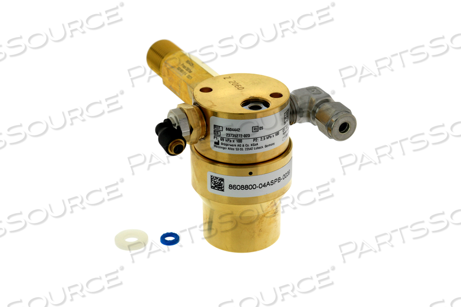 8608800 Draeger Inc. SHORT PRESSURE REGULATOR KIT, N2O PartsSource