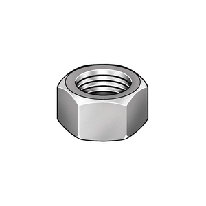 HEX NUT, #4-40 THREAD, 1/4 IN HEX WD, 3/32 IN HEX HT, STEEL, NOT GRADED, ZINC PLATED by Fabory