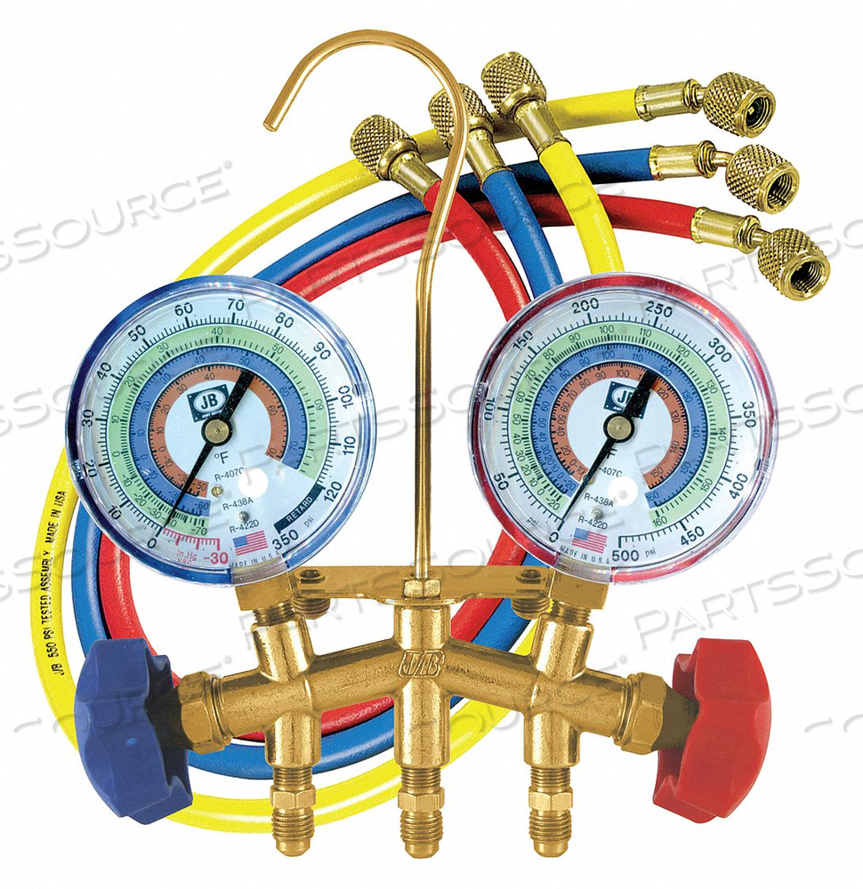 MANIFOLD GAUGE 2-VALVE by JB Industries