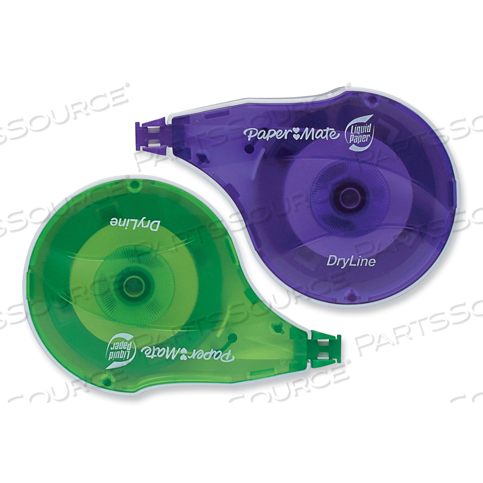CORRECTION TAPE 1/5W WHITE PK2 by Paper Mate CORRECTION TAPE 1/5W WHITE PK2 by Paper Mate