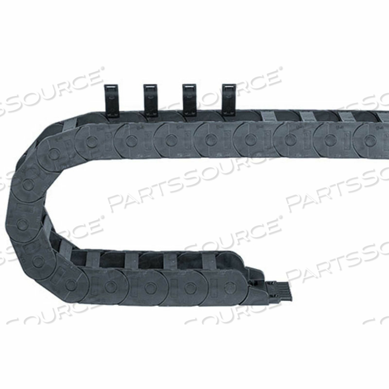 ENERGY CHAIN SYSTEM, 1.97" X 4.57" OUTSIDE, 3.94" BEND, 1' LENGTH 