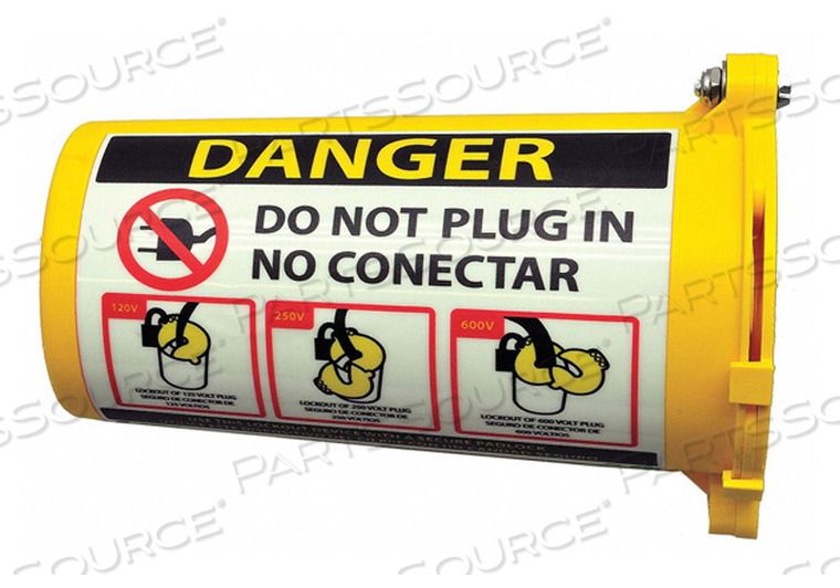 RECYCLOCKOUT LOCKOUT TAGOUT, LARGE PLUG LOCKOUT, RECYCLED PLASTIC by ZING Green Safety Products