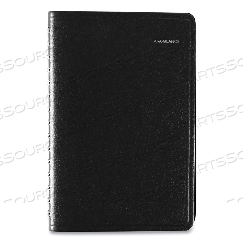 DAYMINDER DAILY APPOINTMENT BOOK, 8.5 X 5.5, BLACK COVER, 12-MONTH (JAN TO DEC): 2023 by At-A-Glance