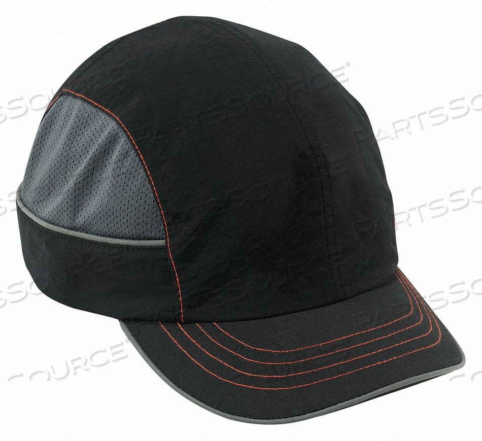 H9899 BUMP CAP BASEBALL HOOK-AND-LOOP BLACK by Ergodyne