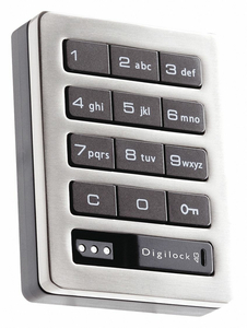 ELECTRONIC KEYLESS LOCK KEYPAD OR CODED by Digilock