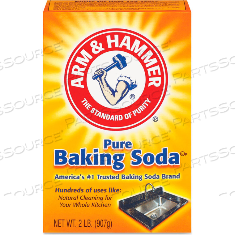 BAKING SODA, UNSCENTED, 2 LB. BOX, 12 BOXES - 3320001140 by Arm And Hammer
