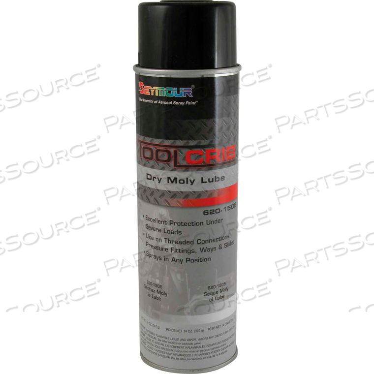 TOOL CRIB DRY MOLY LUBE 20 OZ. 6 CANS/CASE by Seymour Of Sycamore TOOL CRIB DRY MOLY LUBE 20 OZ. 6 CANS/CASE by Seymour Of Sycamore