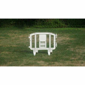 MINIT PLASTIC BARRICADE EXTENSION, INTERLOCKING, WHITE by Mlr International