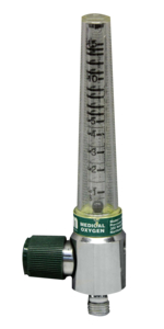 MEDICAL OXYGEN CHROME FLOWMETER 0-15 LPM 1/8 IN FNPT by Precision Medical, Inc.