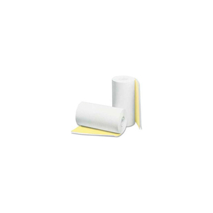 PERFECTION POS/CASH REGISTER ROLLS, 4-1/2" X 90', WHITE/CANARY, 24 ROLLS/CARTON by PM Company