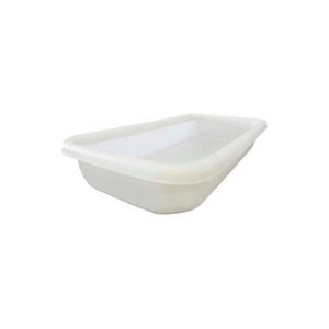 STORAGE TRAYS PLASTIC NESTING TOTE, FDA-USDA, 24-3/8"X13-3/16"X4", NATURAL WHITE by Shirley K's STORAGE TRAYS PLASTIC NESTING TOTE, FDA-USDA, 24-3/8"X13-3/16"X4", NATURAL WHITE by Shirley K's