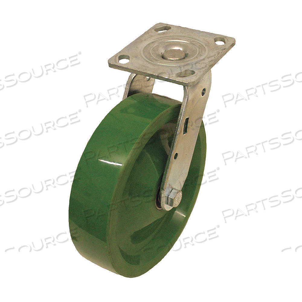 STANDARD PLATE CASTER, 8 IN WHEEL DIA., 1000 LB, 9 1/2 IN MOUNTING HT, SWIVEL CASTER by Approved Vendor STANDARD PLATE CASTER, 8 IN WHEEL DIA., 1000 LB, 9 1/2 IN MOUNTING HT, SWIVEL CASTER by Approved Vendor