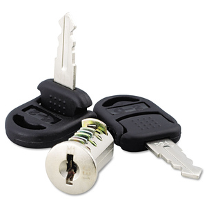 CORE REMOVABLE LOCK AND KEY SET, SILVER, 2 KEYS by Alera CORE REMOVABLE LOCK AND KEY SET, SILVER, 2 KEYS by Alera