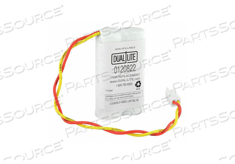 BATTERY NICKEL CADMIUM 600MAH 2.4VDC by Hubbell Power Systems BATTERY NICKEL CADMIUM 600MAH 2.4VDC by Hubbell Power Systems