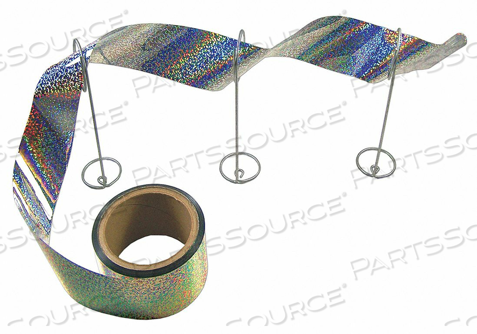 IRRI-TAPE VISUAL & SOUND DETERRENT TAPE, 100' ROLL by Bird-X IRRI-TAPE VISUAL & SOUND DETERRENT TAPE, 100' ROLL by Bird-X