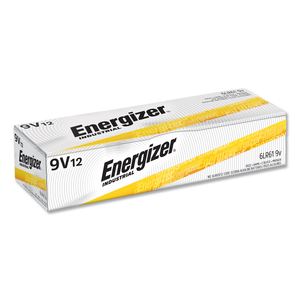 BATTERY, INDUSTRIAL, 9V, ALKALINE, 9V, 600 MAH by Energizer