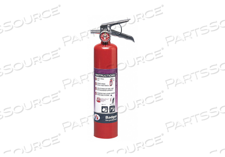 FIRE EXTINGUISHER DRY CHEMICAL BC 20 FT. by Badger