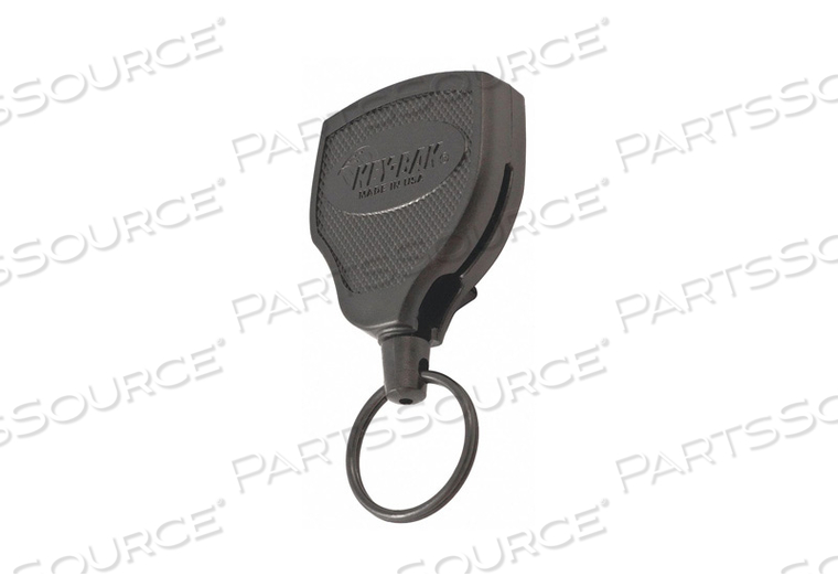 KEY-BAK #SUPER48 S48K LOCKING RETRACTABLE KEY REEL 48" KEVLAR CORD POLYCARBONATE CASE BELT CLIP by West Coast Chain Mfg
