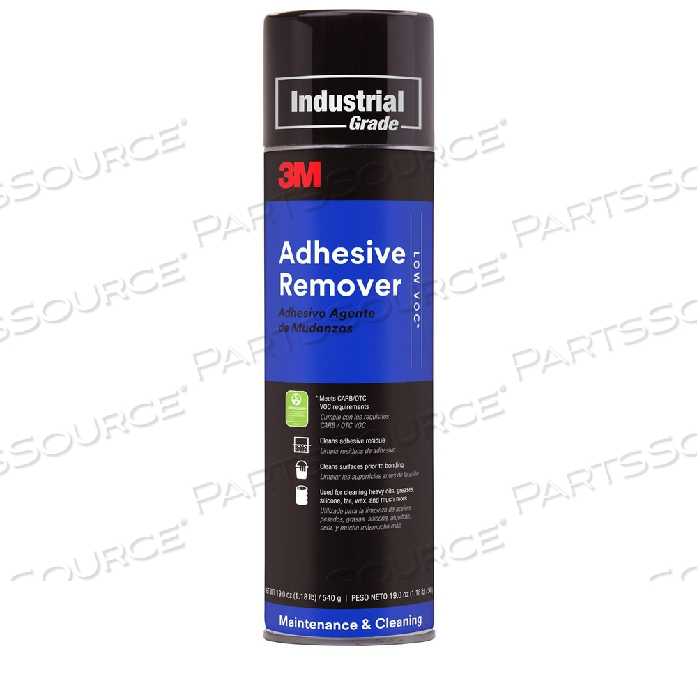 51111-97974 3M ADHESIVE REMOVER-LOW VOC <20% CLEAR,24 FL OZ,NET WT 18.7 OZ,12 CANS by 3M Consumer