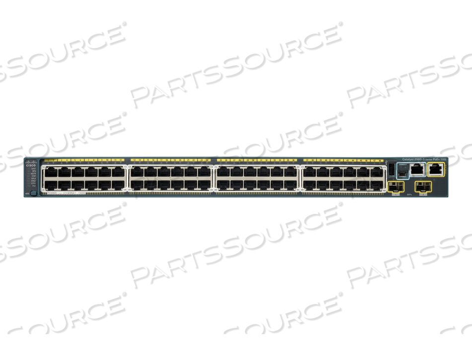 CISCO CATALYST WS-C2960S-48TD-L SWITCHES 48*10/100/1000ETHERNET+2*1G/10G COMBO SFP+ SLOT 