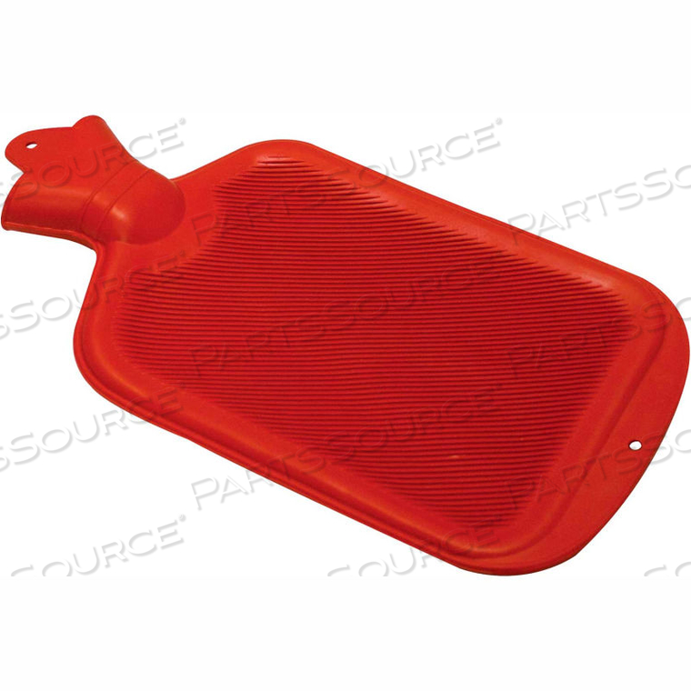 HOT WATER BOTTLE, 2 QUART CAPACITY, RED, CASE OF 12 by Fabrication Enterprises