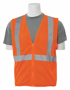 SAFETY VEST ECONOMY HI-VIZ ORANGE L by ERB Safety