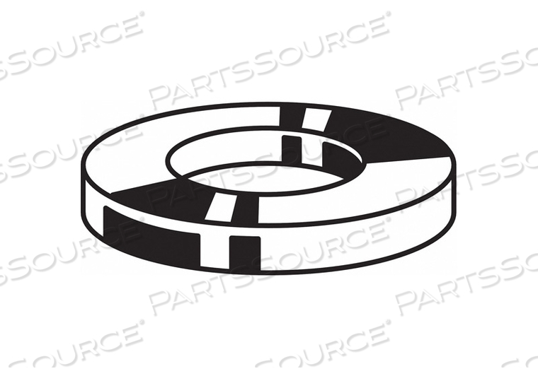 SAE WASHER, FOR SCREW SIZE 5/16 IN, STAINLESS STEEL, 316, PLAIN, 0.344 IN IN DIA by Fabory