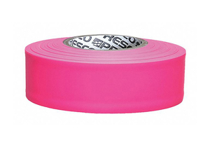 TAFFETA FLAGGING TAPE PNK 300FT 1-3/16IN by Presco